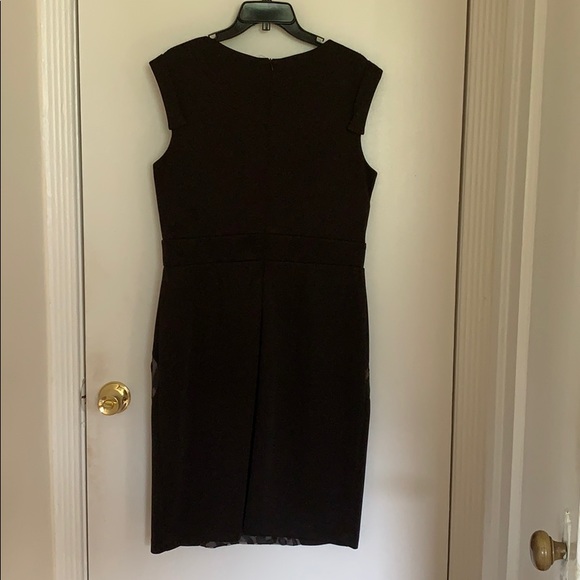 Black Sheath with Leather Overlay - Picture 2 of 4